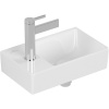 VILLEROY & BOCH Avento závesné umývadielko s otvorom vľavo, bez prepadu, 360 x 220 mm, biela alpská, 43003R01