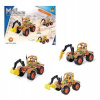 Kovová stavebnica Malý mechanik Bager 3v1 25 cm 703 dielikov