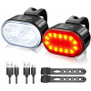 LED lampa na bicykel Lampa na bicykel Predná strana Sada USB Silná na volant