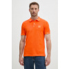 Bavlnené polo tričko United Colors of Benetton oranžová farba, jednofarebné, 3089U302D S