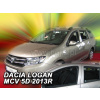 Deflektory - Dacia Logan MCV od 2013 (+zadné)