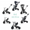 QPLAY Trojkolka Elite Platinum Grey, 6 v 1, vek 10-72 mesiacov