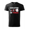 Tričko s potlačou Evolution poker