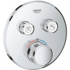 Grohe GROHTHERM SMARTCONTROL podomítková termostatická baterie, pro 2 spotřebiče, Water Saving, chrom