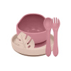PETITEMARS PETITE&MARS Set jedálenský silikónový TAKE&MATCH 4 ks Variant: PETITE&MARS Set jedálenský silikónový TAKE&MATCH 4 ks Dusty Rose - Desert Sand 6m+
