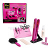 Mamido Mamido Detská kadernícka súprava so sušičom vlasov a žehličkou 13 kusov ružová