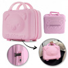 Detský cestovný kozmetický kufrík - ružový