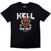 Tričko Stranger Things - Stranger Things - Hell Can Wait Čierna L