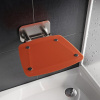 Ravak Ovo - orange - sprchové sedadlo