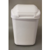 PLAFOR - Kôš na odpad STANDART 30L biely plast