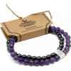 Dvojitý Magnetický Náramok - Amethyst