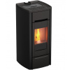 AMG S.p.A KALOR Ermetica 98 Cast Iron 10 C oceľ čierna, s ventilátorom a s možnosťou teplovzdušného rozvodu