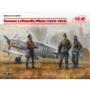 ICM German Luftwafe Pilots (1939-1945) 3 Figures 1/32