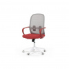 AUTRONIC Kancelárska stolička, hojdací mechanizmus, červená látka, KA-S425 RED