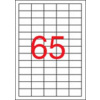 APLI Etikety, univerzálne, 38x21,2 mm, odstrániteľné, zaoblené rohy, APLI, 6500 etikiet/bal