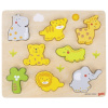Goki Puzzle vkladacie divoké zvieratká