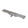 Alcadrain Odtokové žľaby Sprchový žľab Low 55 cm, s okrajom pre perforovaný rošt, nerezová APZ101-550