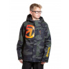 Detská snowboardová a lyžiarska bunda Rampage Camo maskáčová|146