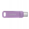 SanDisk Ultra Dual Drive Go 128GB USB 3.2 USB-A + USB-C fialový (SDDDC3-128G-G46L)
