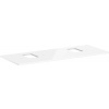 Hansgrohe Xelu Q doska na skrinku 136x55 cm biela 54125050