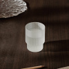 ferm LIVING Sklenička Ripple, biela, 200 ml, fúkaná do úst, sada 4 ks - 1104269322