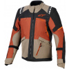 bunda ANDES V4 DRYSTAR, ALPINESTARS (světle hnědá/tmavě oranžová/černá, vel. 6XL