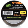 Fluorocarbon Fox Edges Illusion Hooklink/Leader 40m 0,40mm 9,1kg