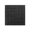 Gumová dlaždica ASLON Design 50 x 50 cm, čierna