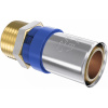 Mexen PEX-P lisovacie spojky, lisovacie PEX redukcia 16 x 3/4 GZ - W97123-1634M-00