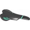MAXBIKE sedlo San Marco Monza Wide Start Up černé - tyrkysové