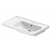 Duravit D-Neo - Nábytkové umývadlo, 80x48 cm, 1 otvor na batériu vpravo, biela 2370800000