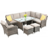 Focus Garden Focus VENTURA GRAND 4+1 záhradná sedacia súprava, hnedá 003434