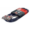 Stagg STC3C, kábel 2x RCA/2x RCA, 3 m