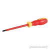 VDE Soft-Grip Electricians Screwdriver Slotted - 1.0 x 5.5 x 125mm Silverline