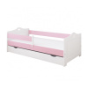 Detská posteľ EMMA, so zásuvkou, ružová