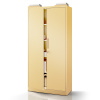Nábytek PEGAS Kancelářská kovová skříň na dokumenty béžová: Fresh Style JAN H, 900 x 1950 x 400 mm