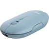 TRUST myš PUCK, bezdrátová, USB, modrá, bluetooth 24126