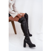 Dámske čižmy na podpätku Tahlina čierna 40 Boto 5905677749281