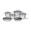G21 Súprava riadu Gourmet Magic s extra panvicou, 11 kusov, nerezová oceľ, 6352115