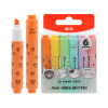 Zvýrazňovač M&G Mini So Many Cats PASTEL - sada 6 ks