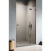 RADAWAY ESSENZA PRO BLACK DWJ 90cm pravé dvere do niky, profil čierny, sklo číre, 10099090-54-01R
