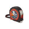 Meter zvinovací, pogumovaný, 1x brzda, 3m, šírka pásu 19mm EXTOL PREMIUM