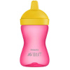 Avent hrnček Grippy s tvrdým náustkom 300ml ružová