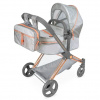 DeCuevas DeCuevas 81777 Skladací kočík pre bábiky 3 v 1 s batôžkom CITY X 2024 - 73 cm MA6-81777