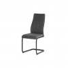 AUTRONIC Jedálenská stolička, šedá, zamatová látka, DCL-X7018 GREY2