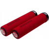 Bicyklové rukoväte Sram Locking Grips Foam Červená / čierna Upevnené skrutkami Penové