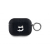 Karl Lagerfeld puzdro gumené Apple Airpods Pro KLAPPGCHPK čierne