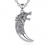 For Silver Vintage náhrdelník Vlčí tesák - Striebro 925
