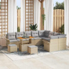 zahrada-XL Súprava záhradných pohoviek 12 pcs Beige a svetlo šedá 3364127