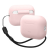 Elago Airpods Pro 2 Silicone Case with Nylon Lanyard EAPP2SC-OR-ROSTR-LPK